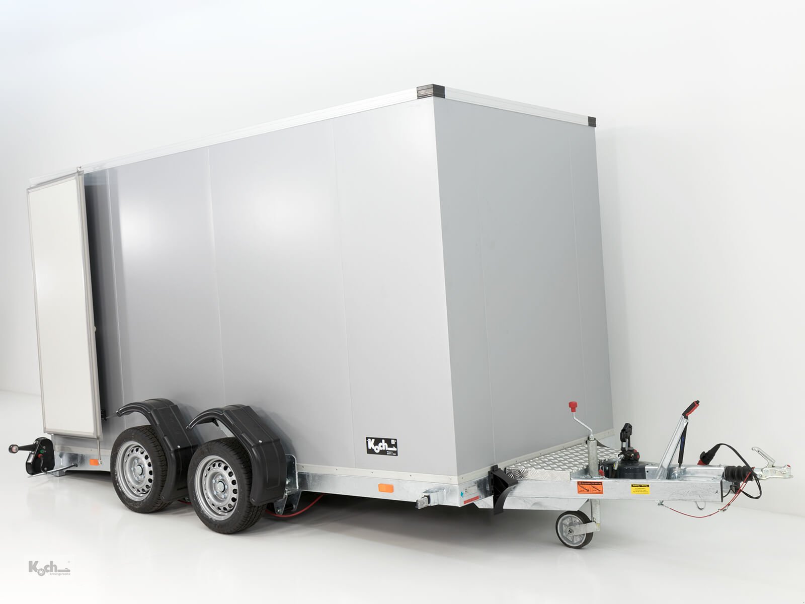 Anhänger des Typs Sonstige Koffer-Absenkanhänger 157x343cm Höhe:190cm 2,7t|silber (Ko13281934So), Neumaschine in Winsen (Luhe) (Bild 4)